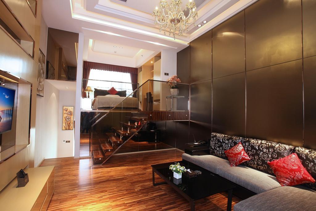Heefun Apartment Hotel Guangzhou - Poly D Plaza Branch Zimmer foto